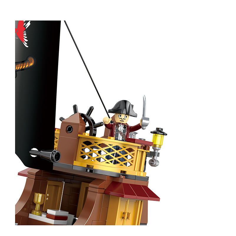 COGO 308PCS Pirate Pirate Ship Birdie Building Block Toy