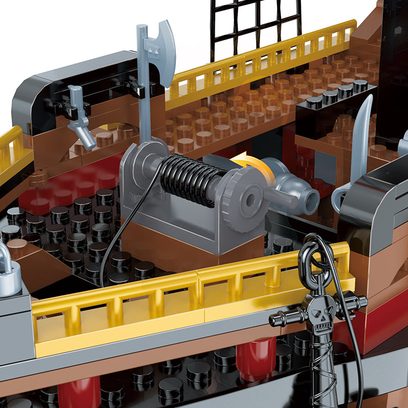 COGO 602PCS Pirate Pirate Ship Daughter Building Block Toy