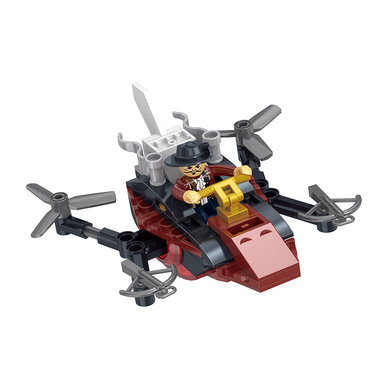 COGO 952PCS Fantasy Pirates Series Dragon Building Blocks Toys