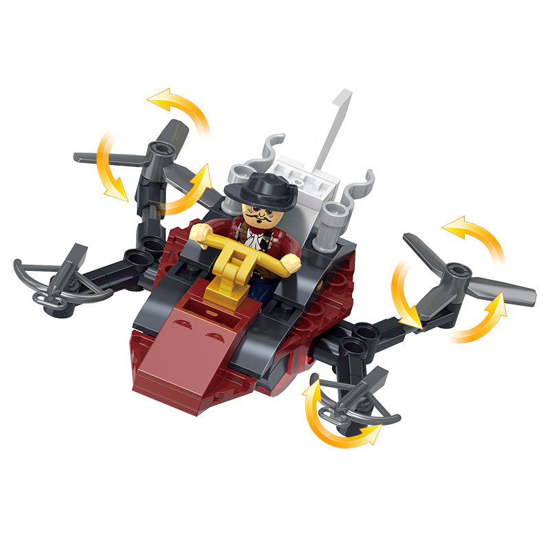 COGO 952PCS Fantasy Pirates Series Dragon Building Blocks Toys