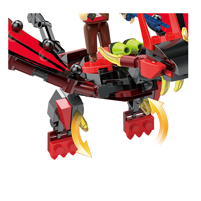 COGO 484PCS Fantasy Pirates Series Gate Building Blocks Toys