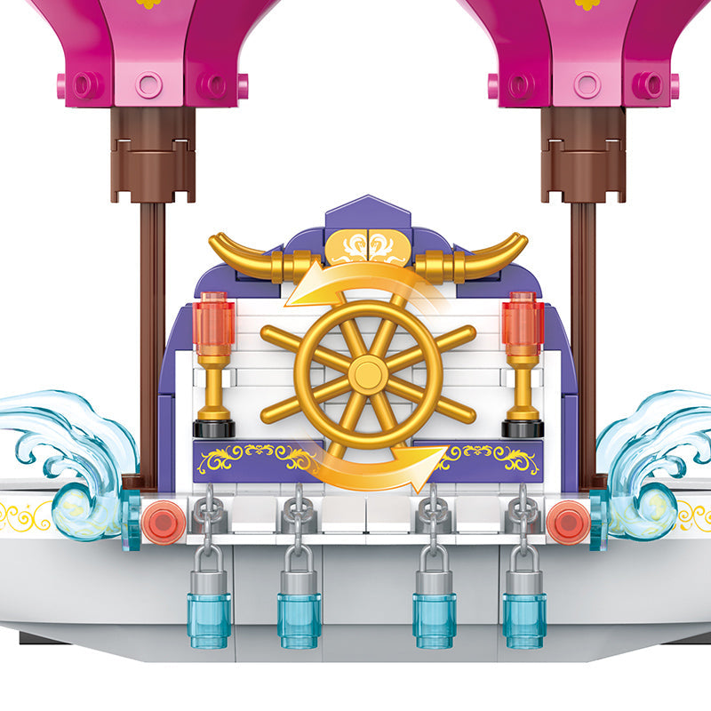 COGO 358PCS Magic Flying Magic Ship Building Block Toy