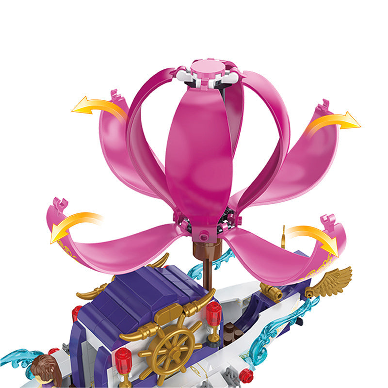 COGO 358PCS Magic Flying Magic Ship Building Block Toy