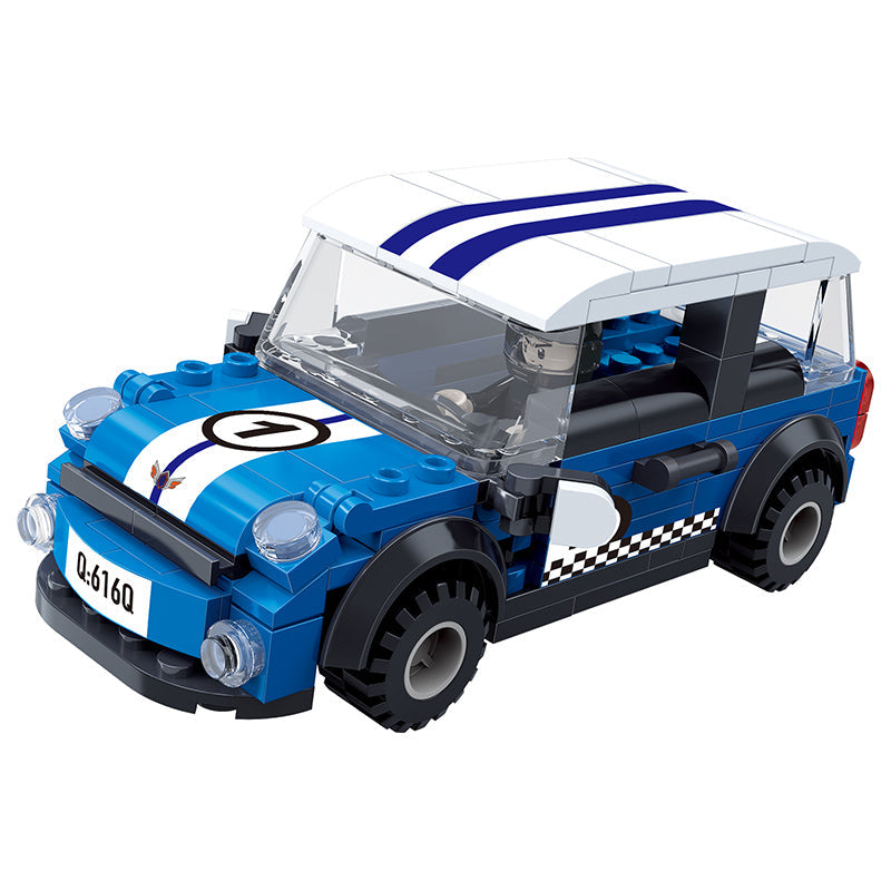 COGO 182PCS Racing Pull Back Car Building Block Toy