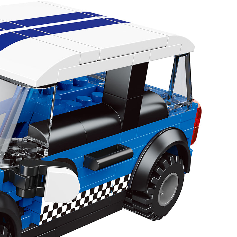 COGO 195PCS Racing Pull Back Car Building Block Toy