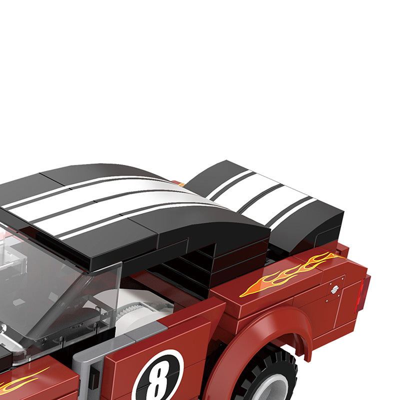 COGO 157PCS Racing Pull Back Car Building Block Toy