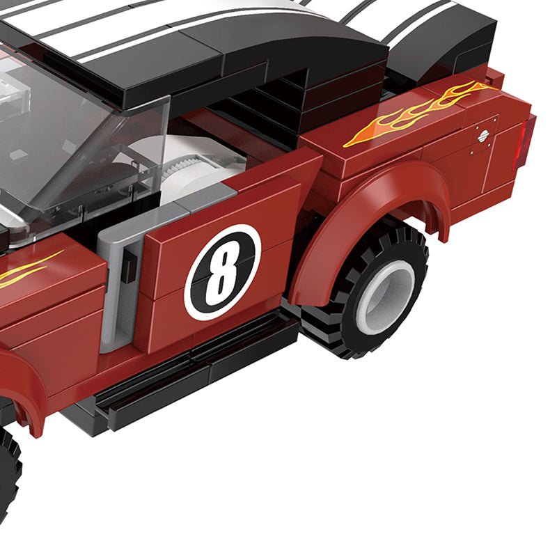 COGO 157PCS Racing Pull Back Car Building Block Toy