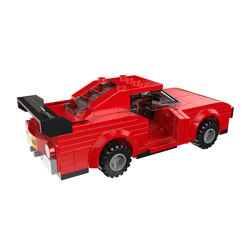 COGO 176PCS Racing Pull Back Car Building Block Toy