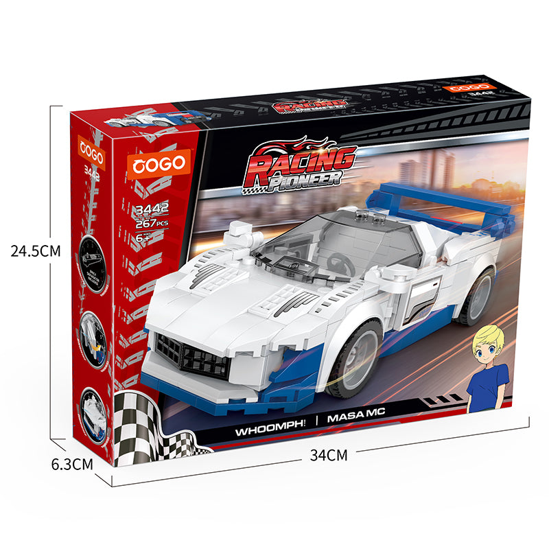 COGO 267PCS Racing Building Block Toys