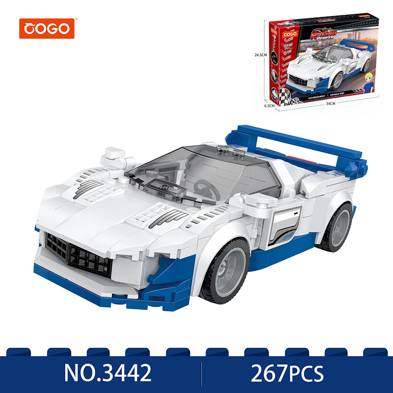 COGO 267PCS Racing Building Block Toys