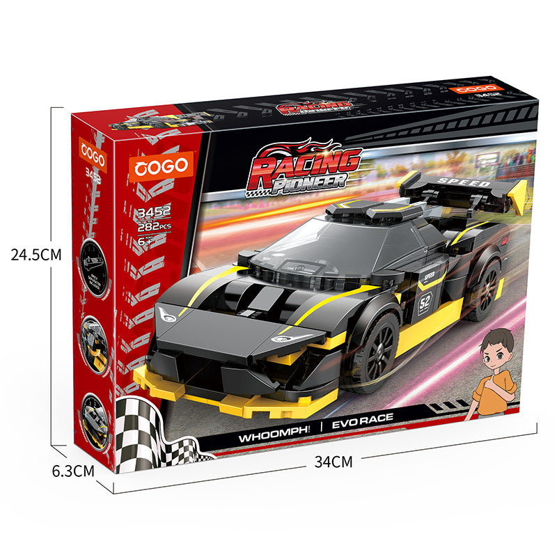 COGO 282PCS Racing Building Block Toys