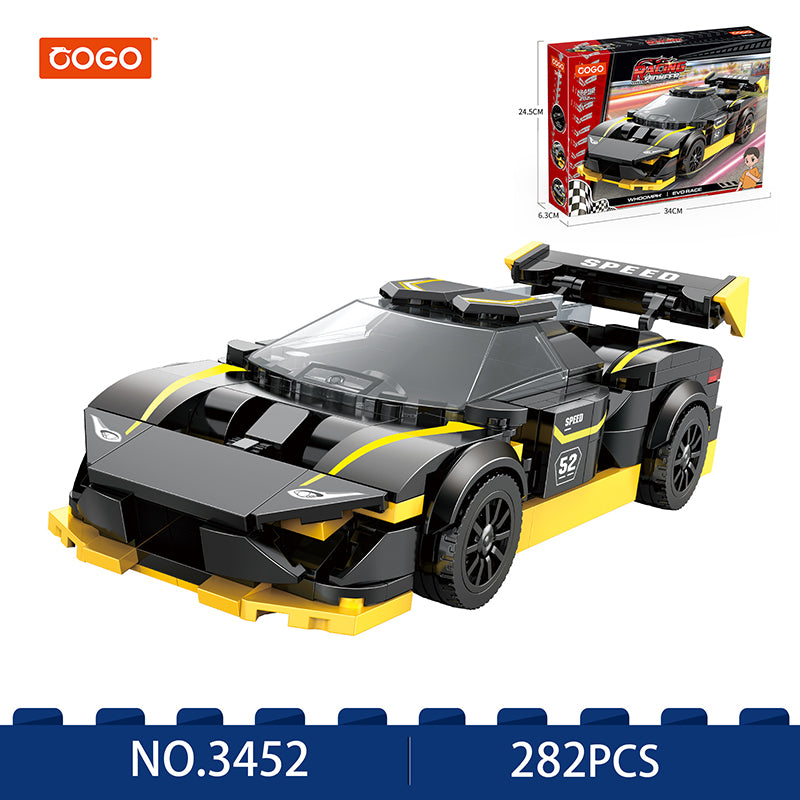 COGO 282PCS Racing Building Block Toys