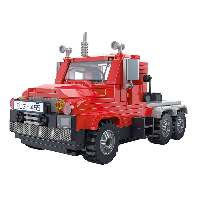 COGO 264PCS Racing Series Tractor Truck Building Blocks Toys