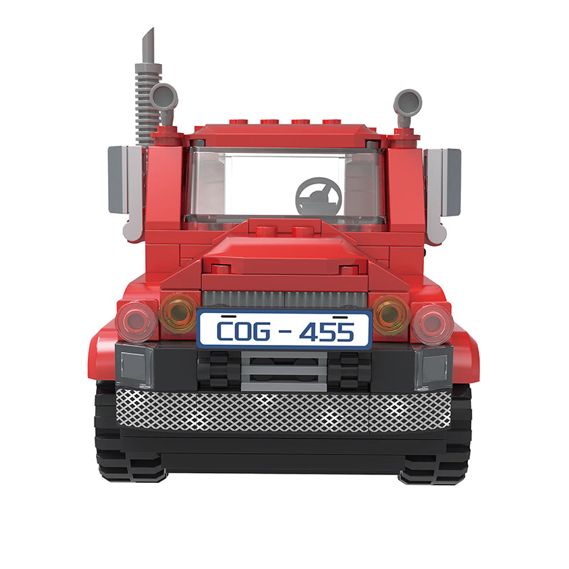 COGO 264PCS Racing Series Tractor Truck Building Blocks Toys