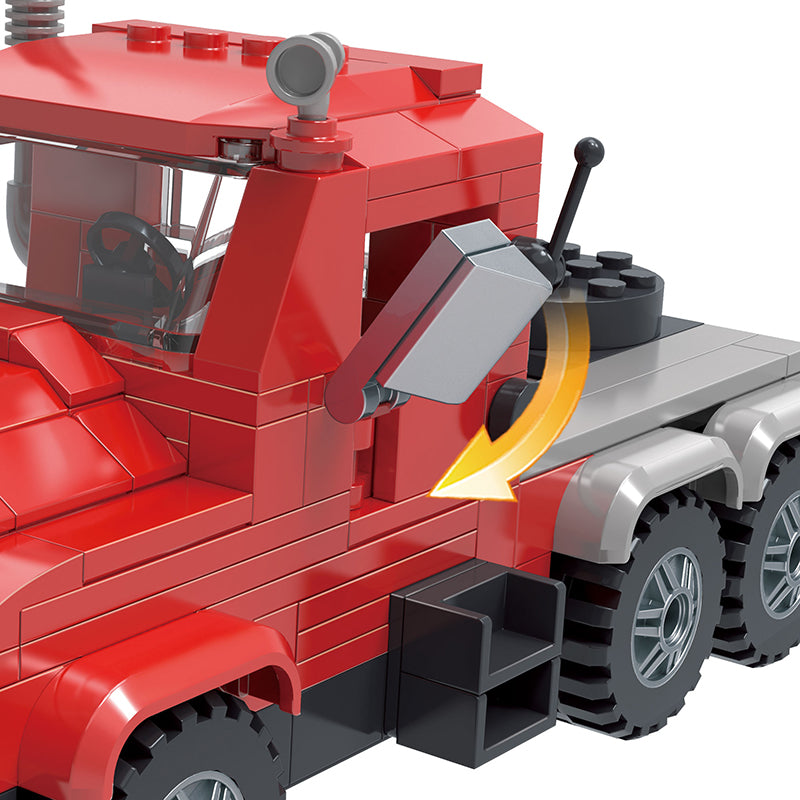 COGO 264PCS Racing Series Tractor Truck Building Blocks Toys