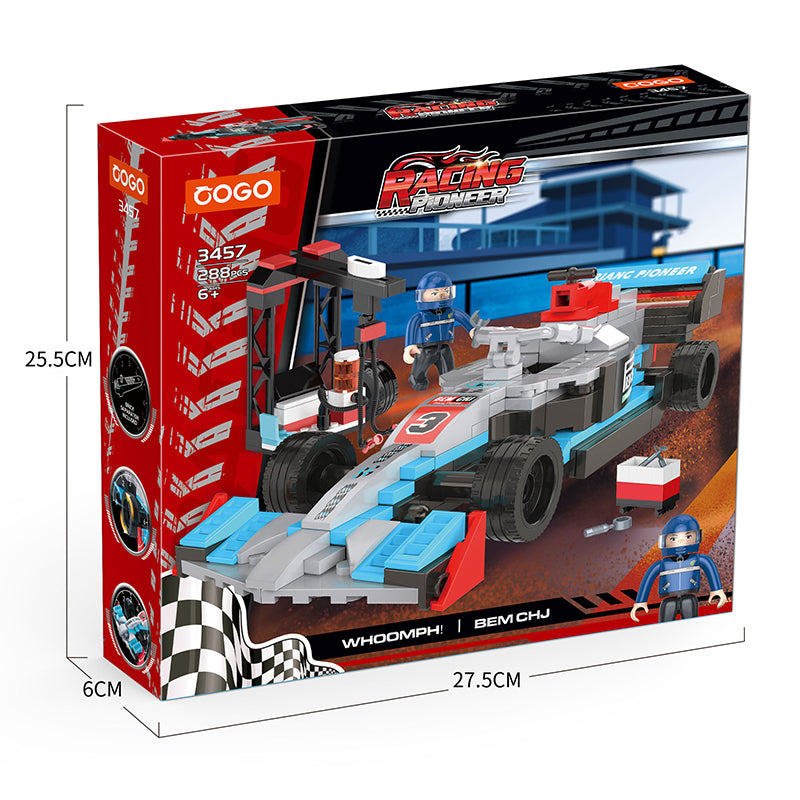 COGO 288PCS Racing Building Block Toys