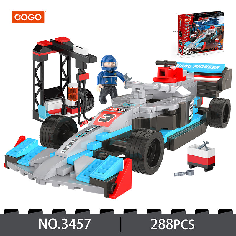 COGO 288PCS Racing Building Block Toys