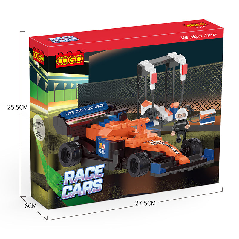 COGO 286PCS Racing Building Block Toys