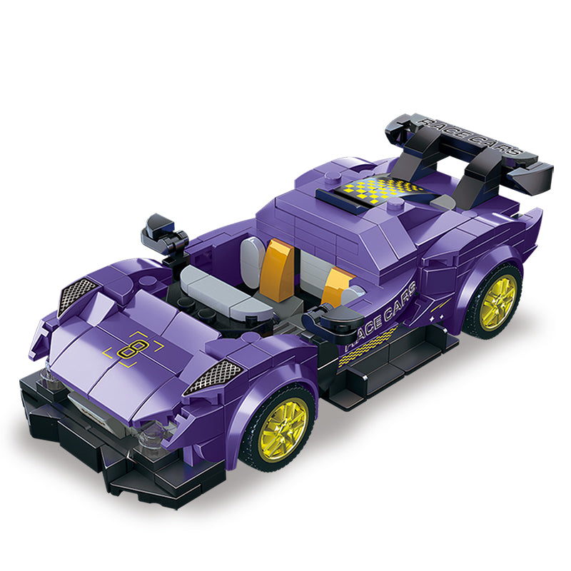 COGO 301PCS Eight Grid Racing Building Blocks Toy