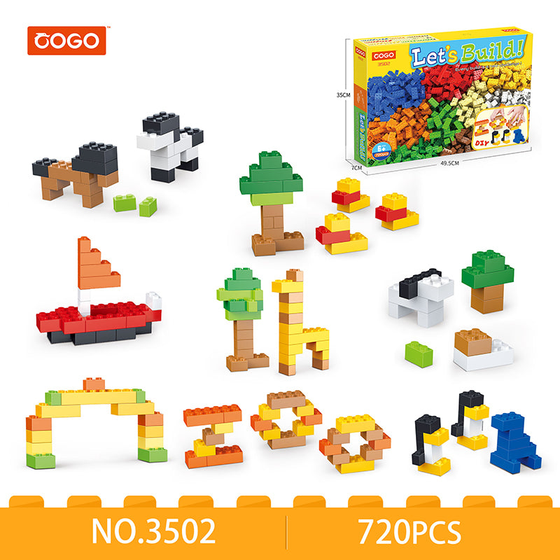 COGO 720PCS Free Building Block Toys