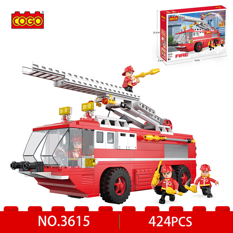 COGO 424PCS Fire Building Block Toys