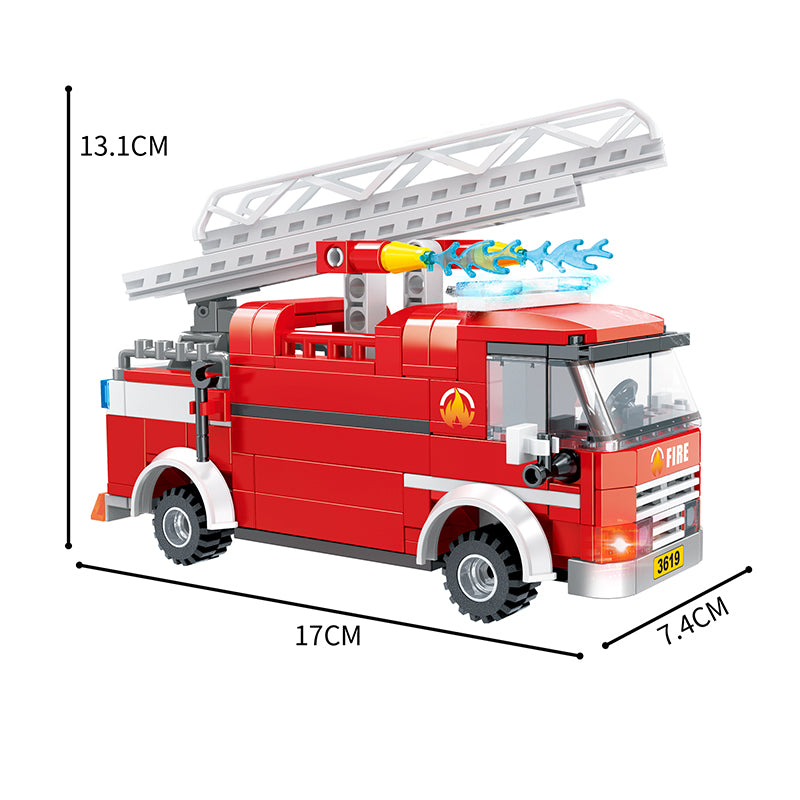 COGO 324PCS Fire Building Block Toys