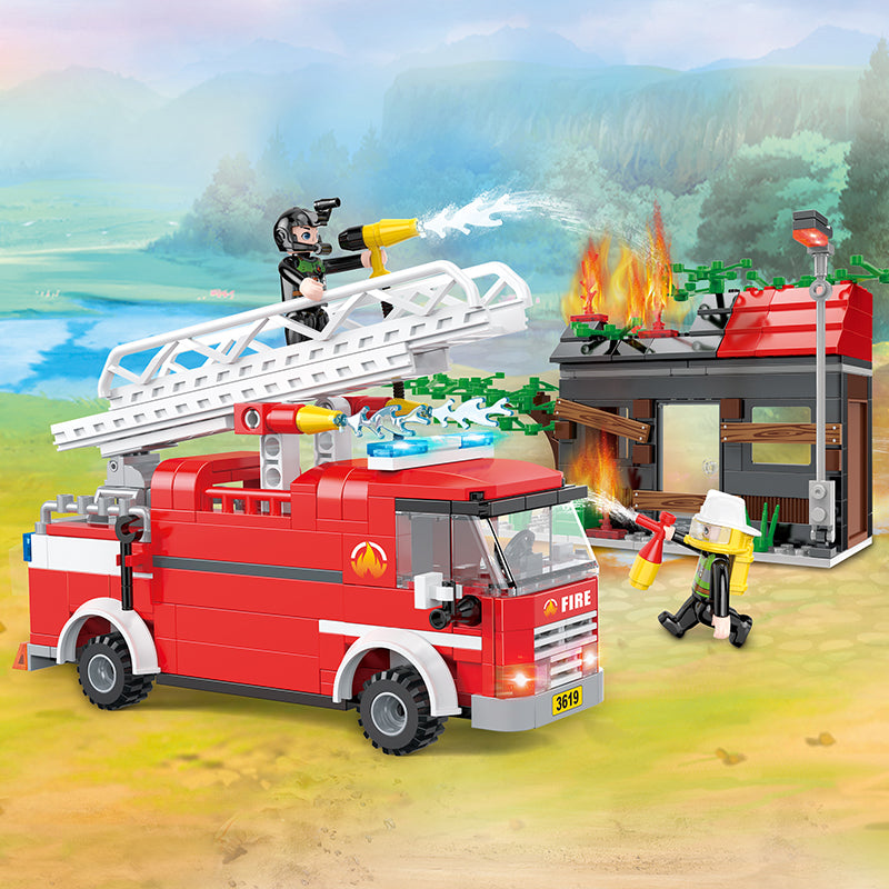 COGO 324PCS Fire Building Block Toys