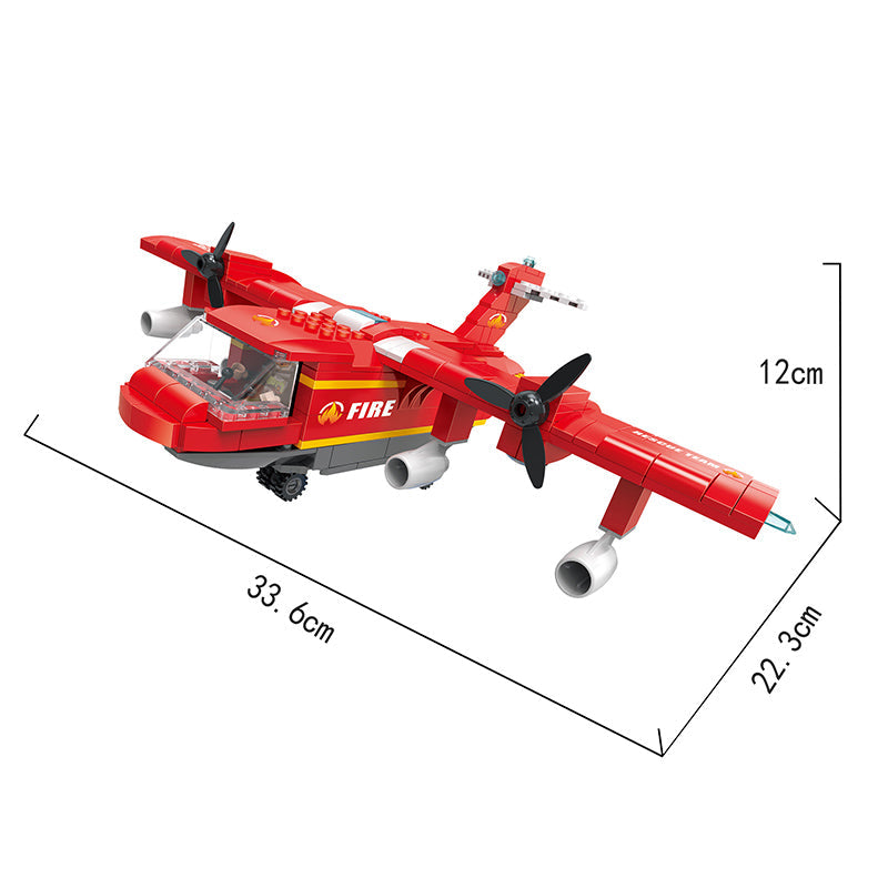 COGO 430PCS Fire Series Forest Fire Rescue Building Block Toys