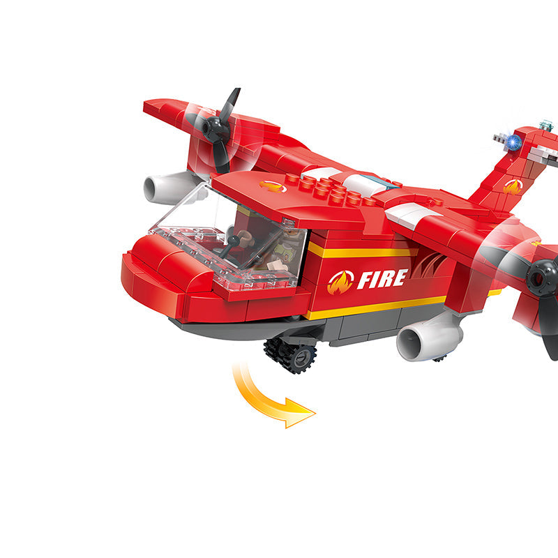 COGO 430PCS Fire Series Forest Fire Rescue Building Block Toys