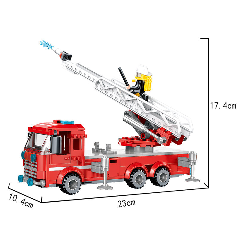 COGO 613PCS Fire Series Ladder Building Rescue Building Block Toys