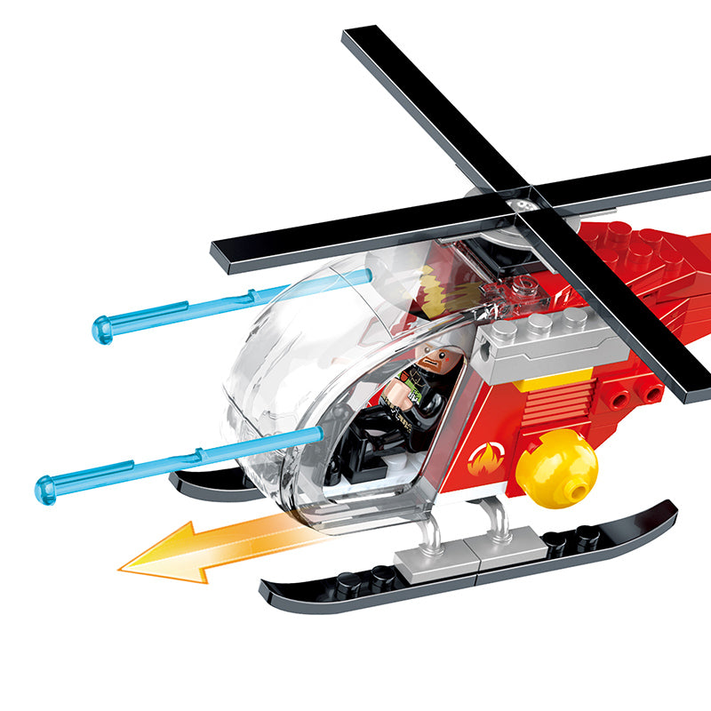 COGO 613PCS Fire Series Ladder Building Rescue Building Block Toys