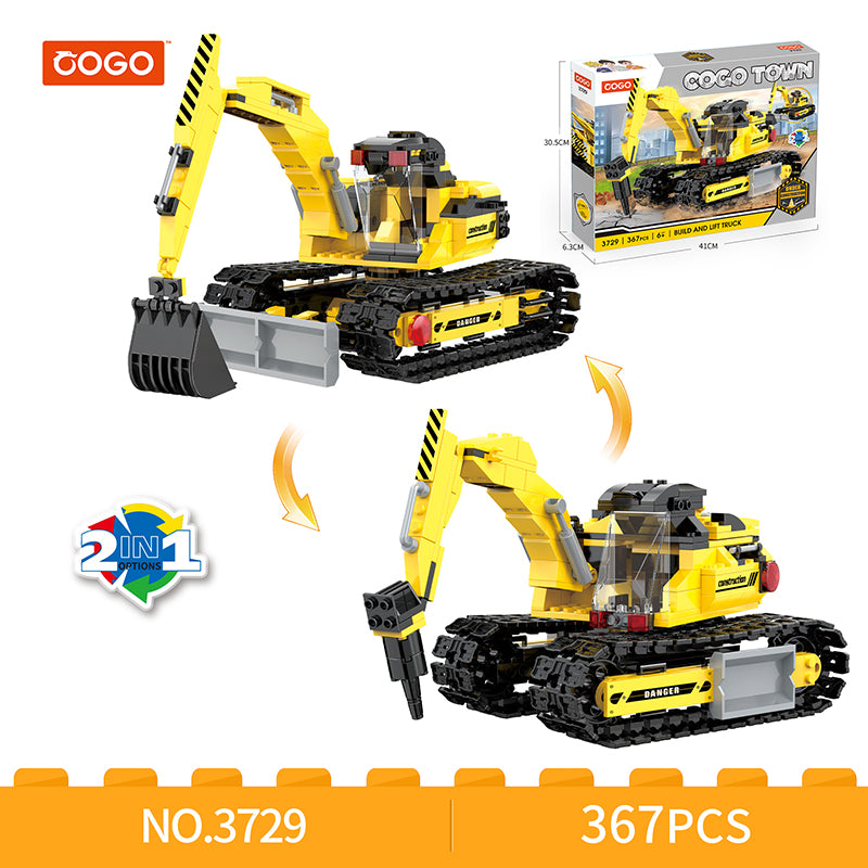 COGO 367PCS Engineering Set Building Block Toys