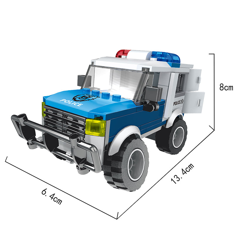 COGO 731PCS Police Series Police Headquarters Building Block Toys