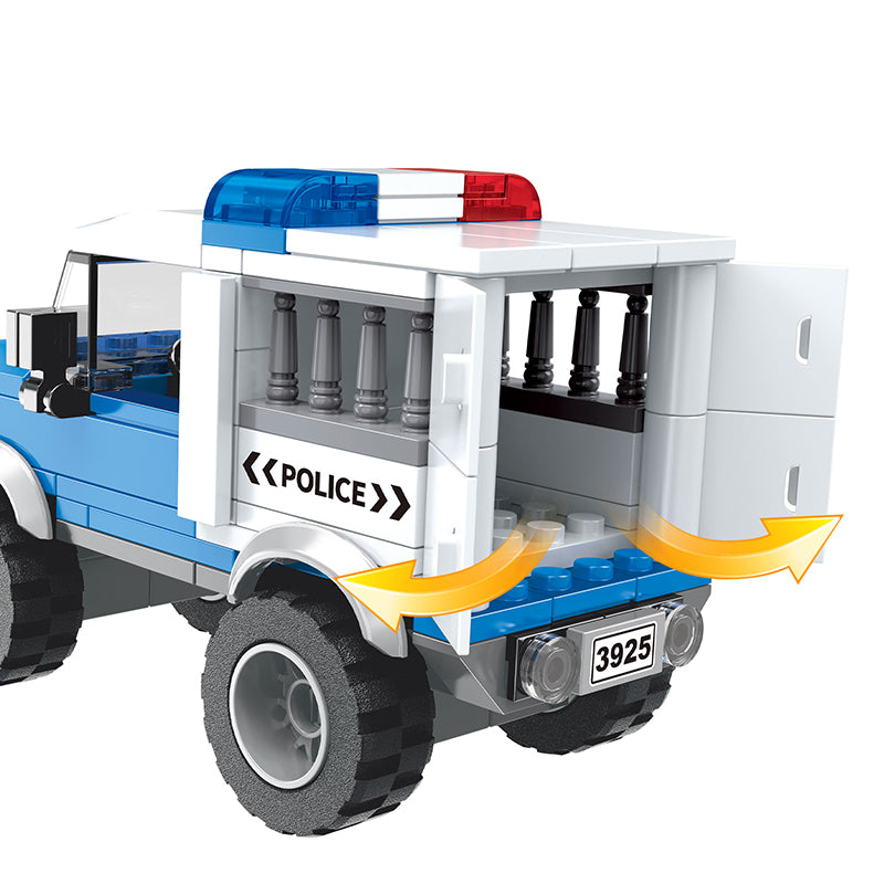 COGO 731PCS Police Series Police Headquarters Building Block Toys