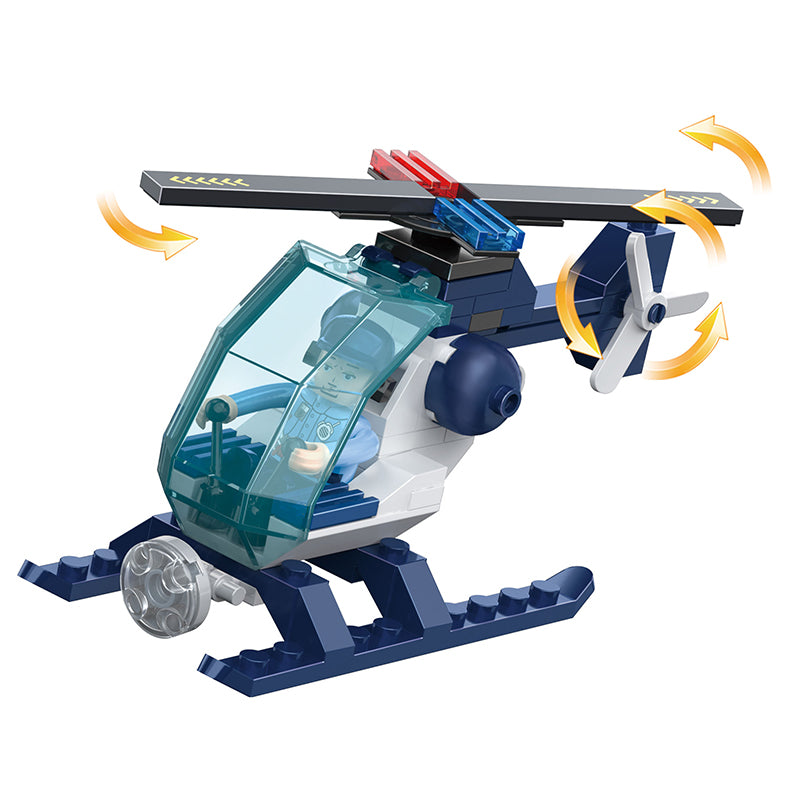 COGO 659PCS City Police Police Building Building Block Toy