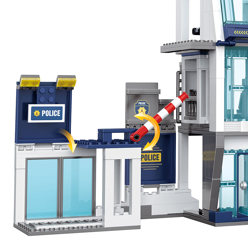 COGO 659PCS City Police Police Building Building Block Toy