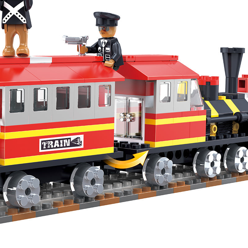 COGO 464PCS Train Building Block Toys
