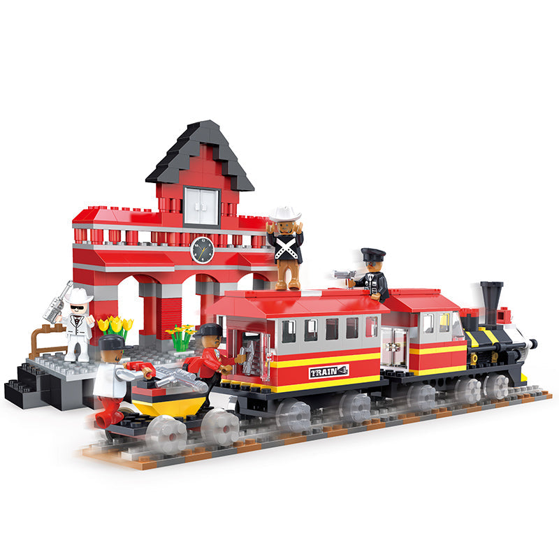 COGO 464PCS Train Building Block Toys
