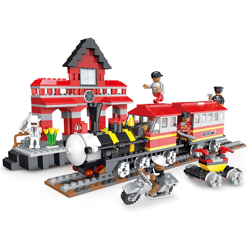 COGO 464PCS Train Building Block Toys