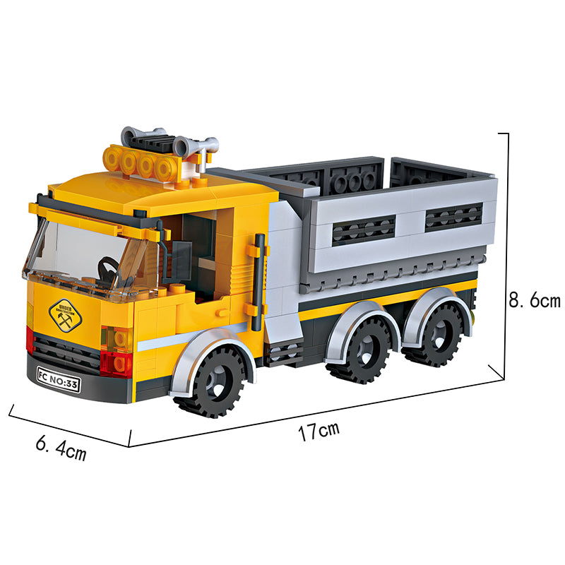 COGO 263PCS City Project Road Construction Vehicle Building Block Toys