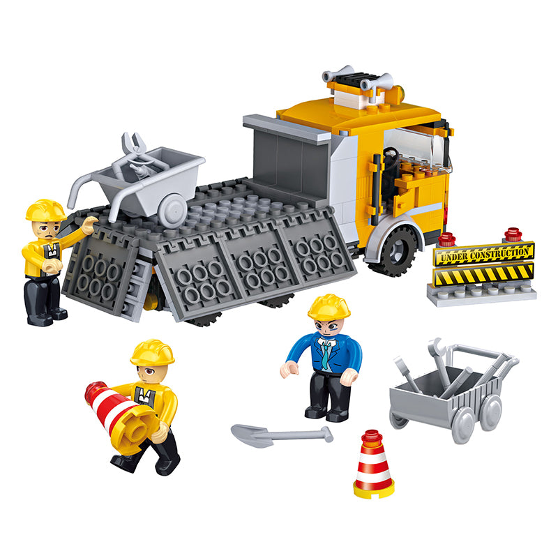 COGO 263PCS City Project Road Construction Vehicle Building Block Toys