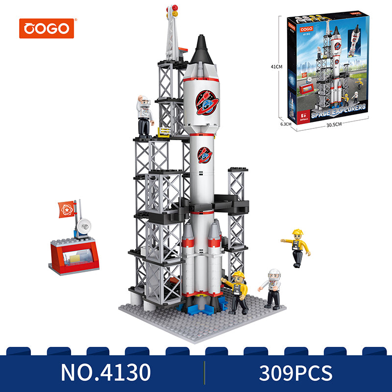COGO 309PCS City Space Rocket Building Block Toy