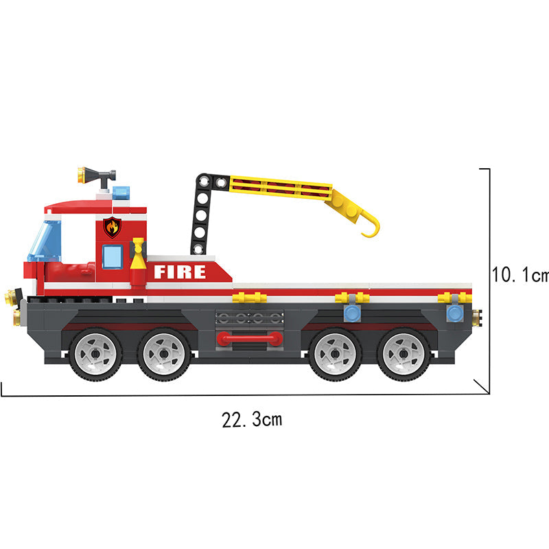 COGO 354PCS City Fire Marine Rescue Vehicle Building Block Toy