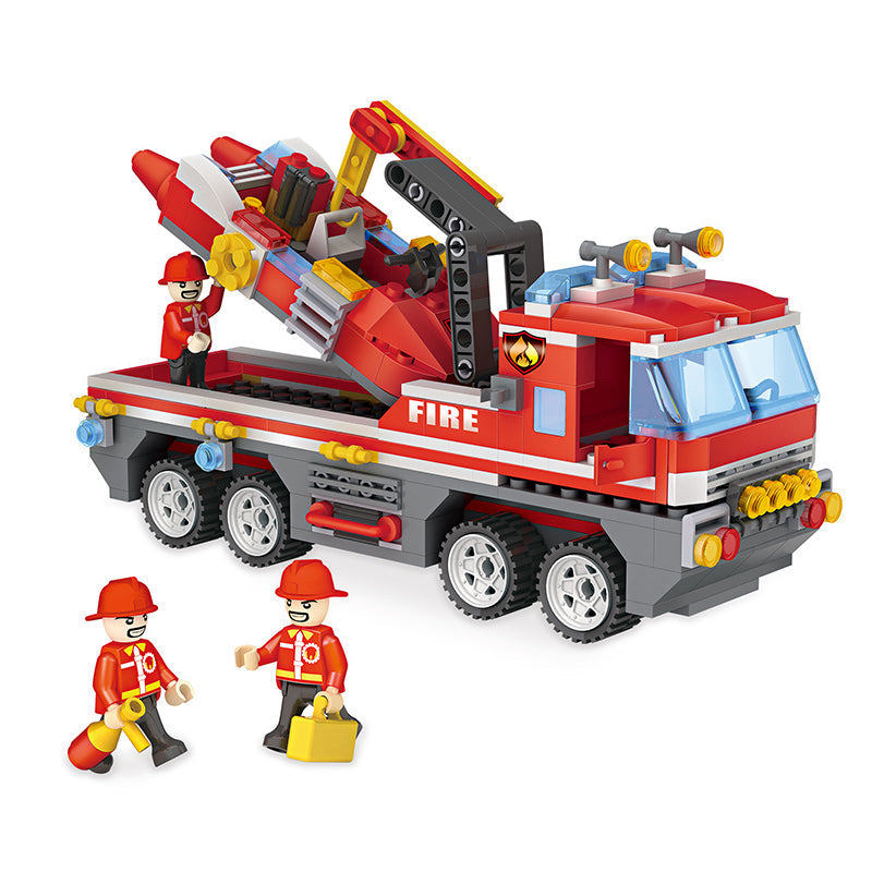 COGO 354PCS City Fire Marine Rescue Vehicle Building Block Toy
