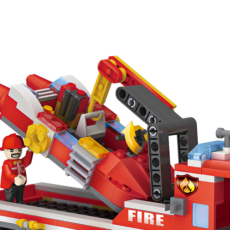 COGO 354PCS City Fire Marine Rescue Vehicle Building Block Toy