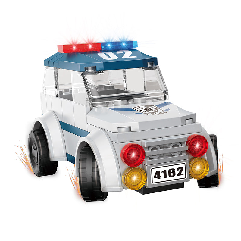 COGO 166PCS Police Speed Car Robber Arrest Action Building Block Toy