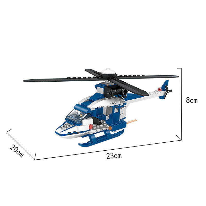COGO 229PCS Police High Speed Chase Building Block Toy