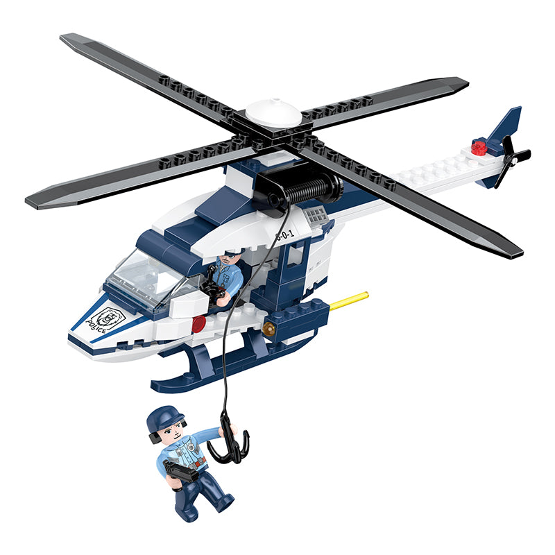 COGO 229PCS Police High Speed Chase Building Block Toy