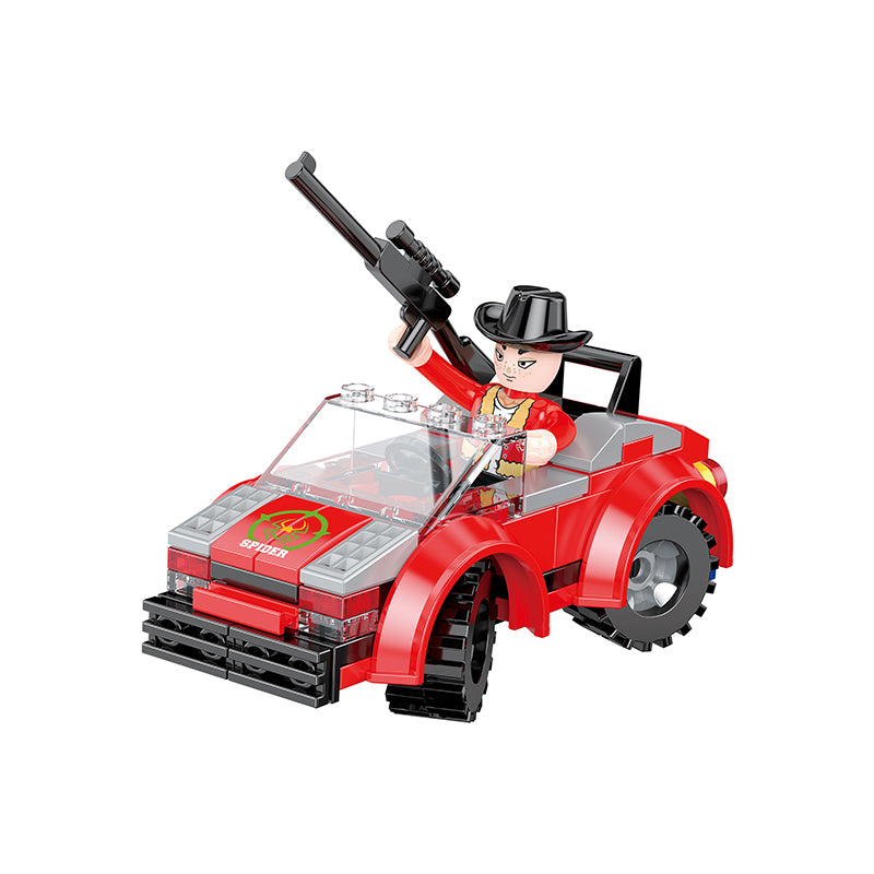 COGO 229PCS Police High Speed Chase Building Block Toy