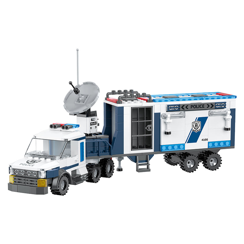 COGO 406PCS Police Mobile Command System Building Block Toys